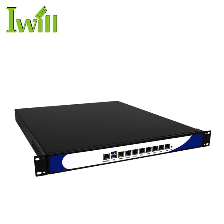 1u de 19 polzades de xarxa Rackmount Applince