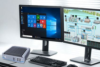 Com un ordinador industrial completa la pantalla multipantalla?