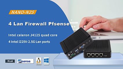 Nou Mini PC 4x2.5G Lan J4125 Pfsense